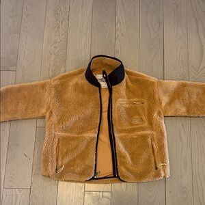 The North Face Woman’s ' Tan Sherpa Fleece Jacket